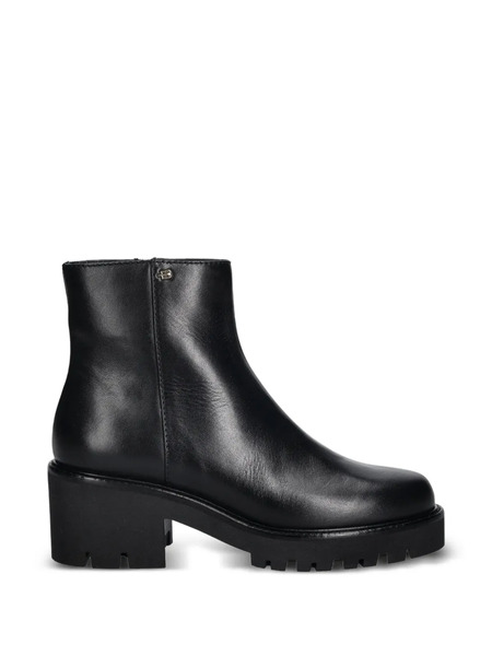  Baldinini Lug-sole Heeled Ankle Boots - Black 
