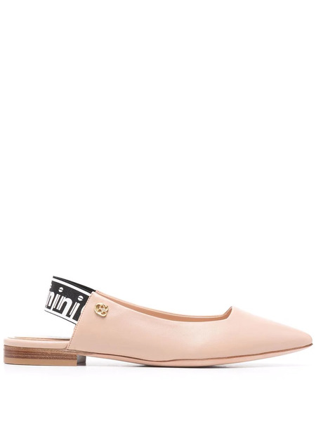  Baldinini Slingback Pointed Ballerinas - Neutrals 