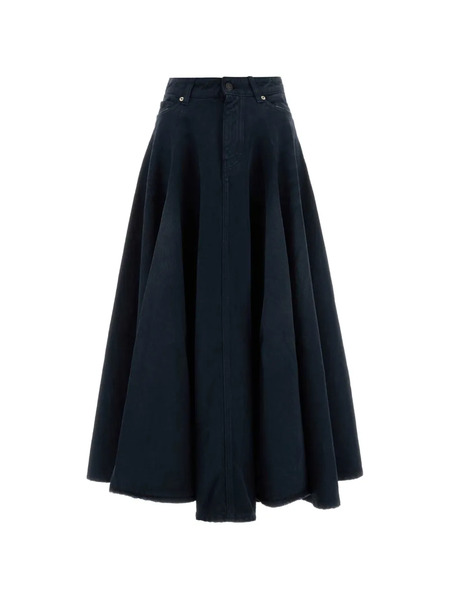  Balenciaga A-line Maxi Skirt - Blue 