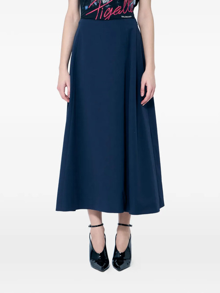  Balenciaga A-line Midi Skirt - Blue 