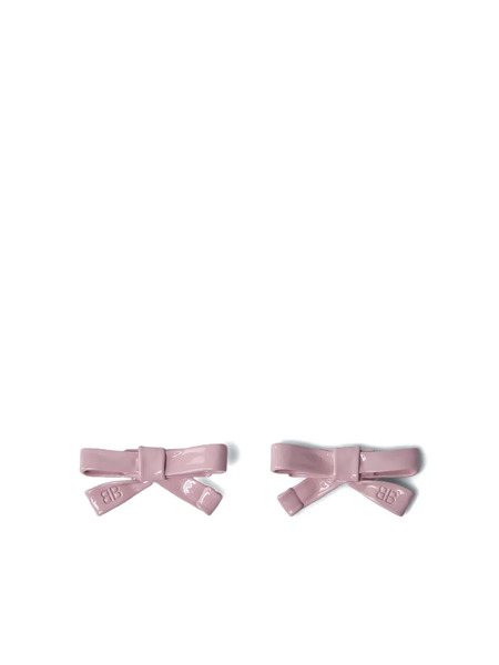  Balenciaga Bow-motif Earrings - Pink 