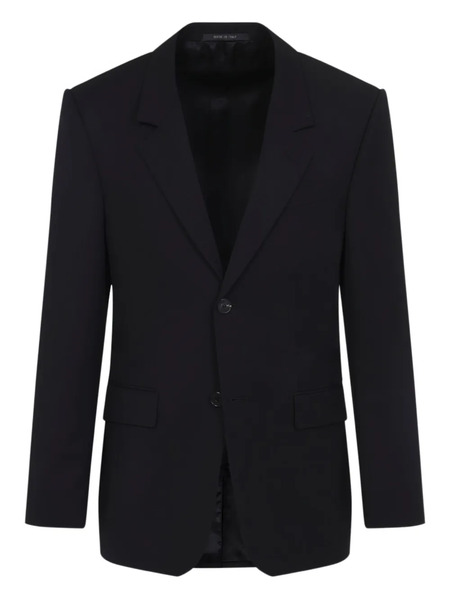  Balenciaga Button Blazer - Black 