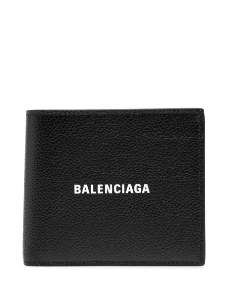  Balenciaga Cash Square Folded Wallet - Black 