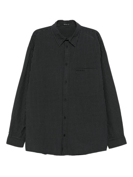  Balenciaga Checked Shirt - Grey 