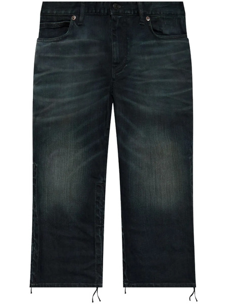  Balenciaga Denim Shorts - Black 