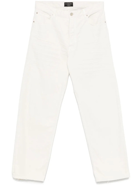  Balenciaga Distressed-effect Jeans - White 