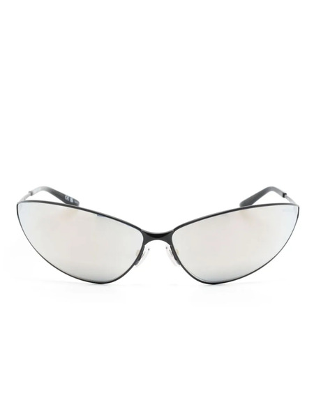  Balenciaga Eyewear Oversize-frame Sunglasses - Brown 