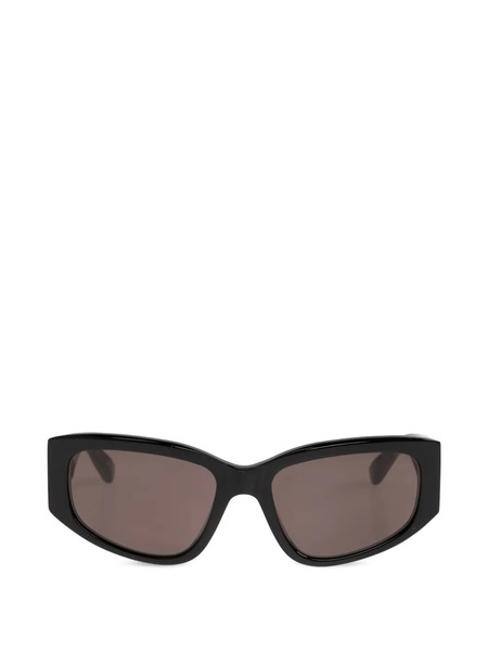  Balenciaga Eyewear Rectangle Bb-logo Sunglasses - Brown 