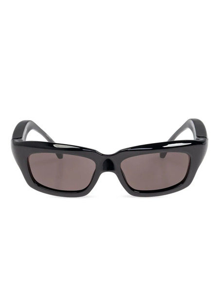  Balenciaga Eyewear Rectangle-frame Sunglasses - Black 
