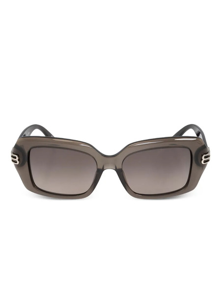  Balenciaga Eyewear Rectangle-frame Sunglasses - Grey 