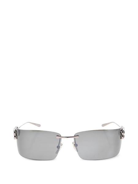  Balenciaga Eyewear Rimless Square Sunglasses - Grey 