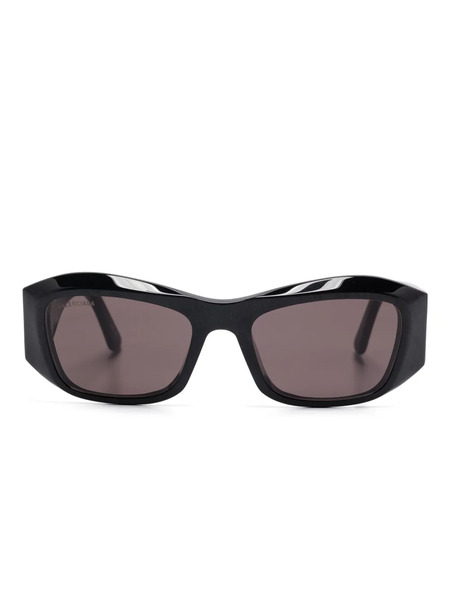  Balenciaga Eyewear Signature Square Af Sunglasses - Black 