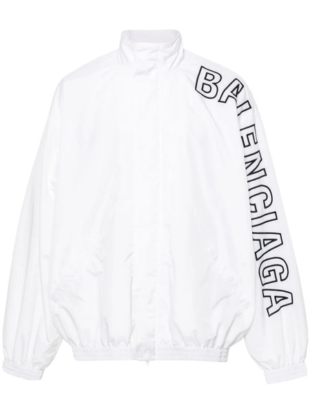  Balenciaga Logo-embroidered Jacket - White 