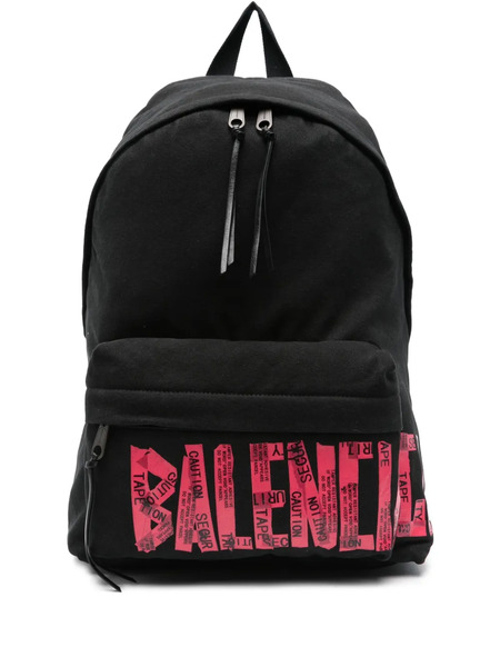  Balenciaga Logo-print Backpack - Black 