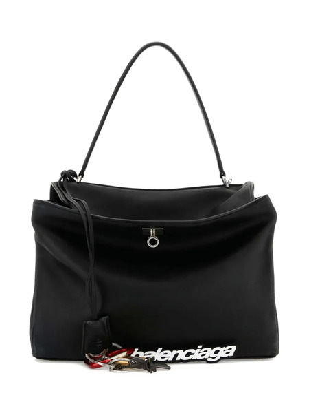  Balenciaga Medium Rodeo Slouchy Tote Bag - Black 