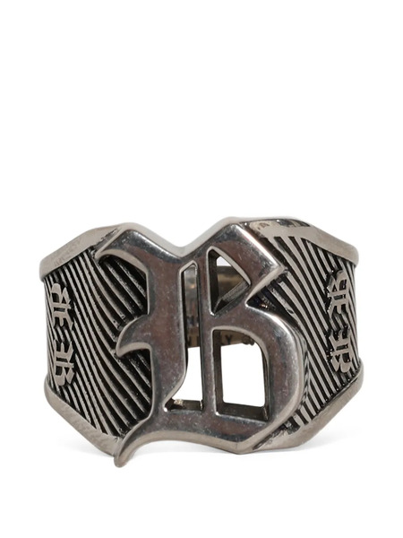  Balenciaga Melrose Signet Ring - Silver 