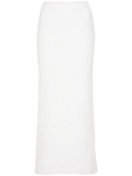  Balenciaga Metallic-threading Maxi Skirt - Neutrals 