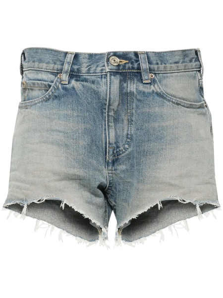  Balenciaga Mid-rise Mini Denim Shorts - Blue 