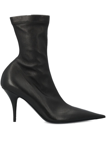  Balenciaga 90mm Avenue Boots - Black 