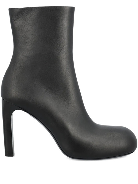  Balenciaga 80mm Fargo Leather Ankle Boots - Black 