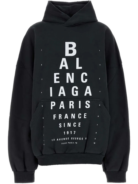  Balenciaga Oversized Hoodie - Black 