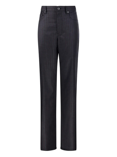  Balenciaga Pinstripe Trousers - Grey 
