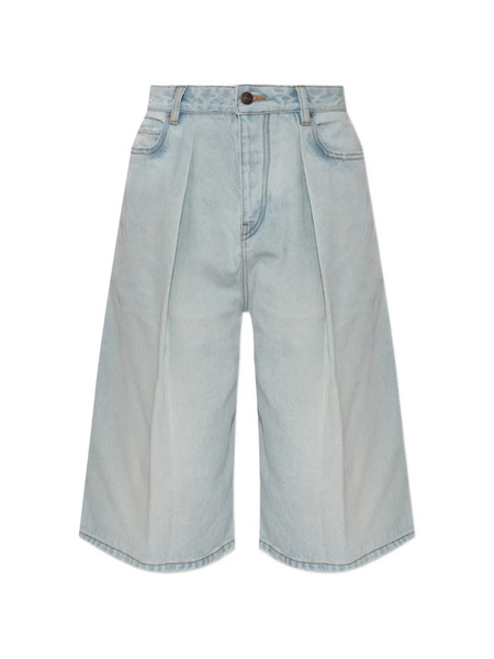  Balenciaga Pleated Shorts - Blue 