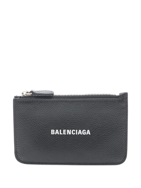  Balenciaga Pre-owned 2010-2025 Leather Cash Coin Pouch - Black 