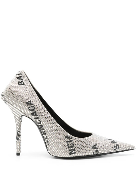  Balenciaga Pre-owned 110mm Square Knife Pumps - Neutrals 
