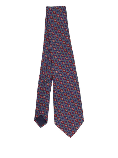 Balenciaga Pre-owned Patterned Tie - Blue 