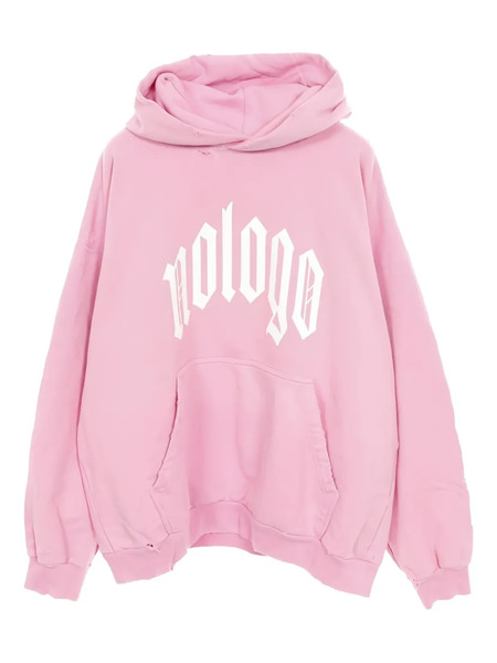  Balenciaga Pre-owned 2010s Logo Print Hoodie - Pink 