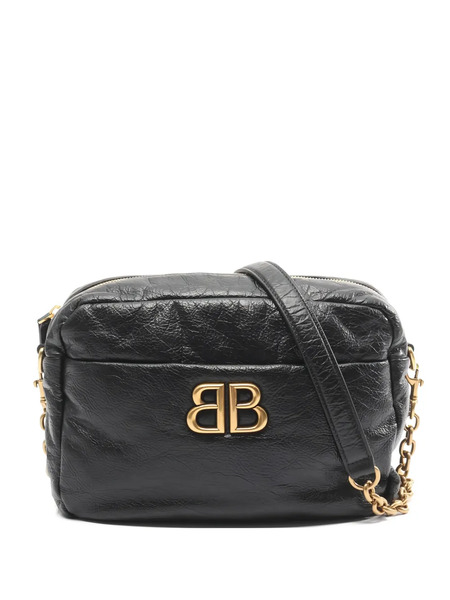  Balenciaga Pre-owned 2010s Monaco Leather Shoulder Bag - Black 