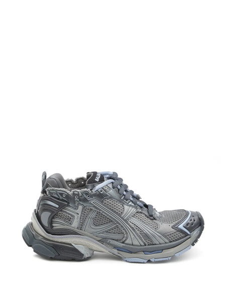  Balenciaga Printed Runner Sneakers - Grey 