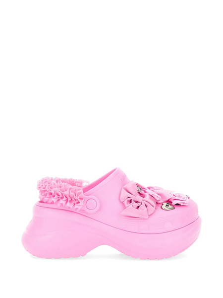  Balenciaga Roses Bows Mules - Pink 