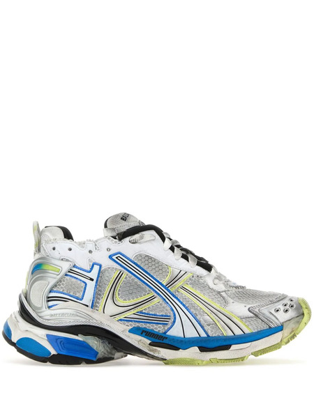  Balenciaga Runner Panelled Sneakers - White 
