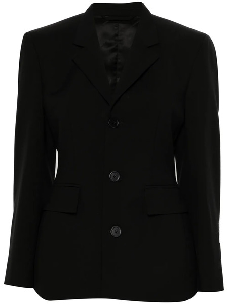  Balenciaga Single-breasted Wool Blazer - Black 