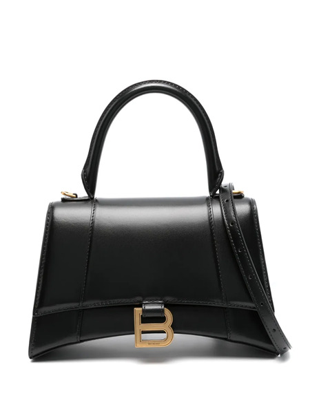  Balenciaga Small Hourglass Top-handle Bag - Black 