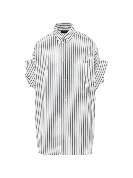  Balenciaga Striped Shirt - White 