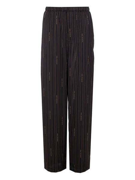  Balenciaga Striped Trousers - Black 