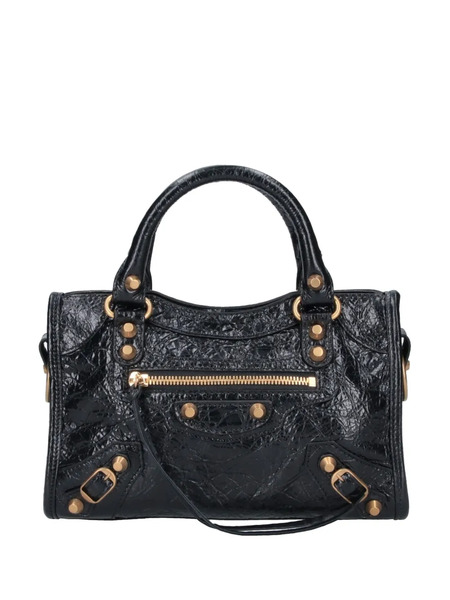  Balenciaga Stud-embellished Mini Bag - Black 