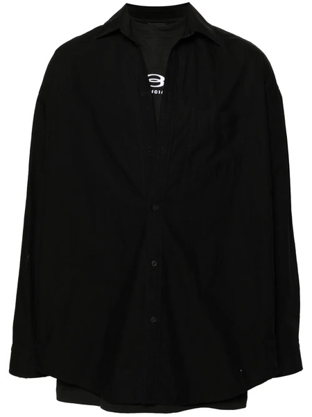  Balenciaga Unity Sports Icon Shirt - Black 