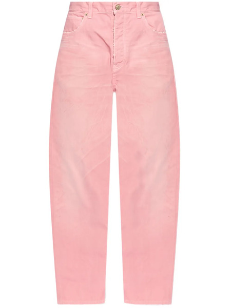  Balenciaga Wide-leg Jeans - Pink 