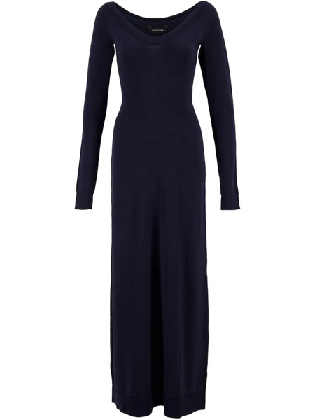  Balenciaga Wool-blend Dress - Blue 