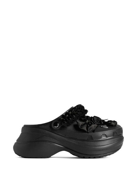  Balenciaga X Crocs™ Jibbitz™ Floral Mules - Black 