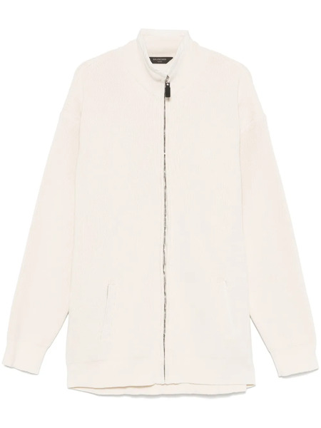  Balenciaga Zip-up Cardigan - White 