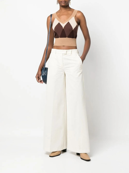  Ballantyne Cotton Wide-leg Trousers - Neutrals 