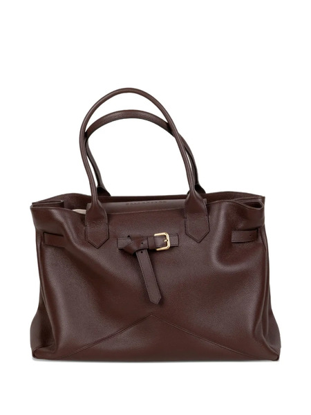  Ballantyne Kate Buckle Clutch Bag - Brown 