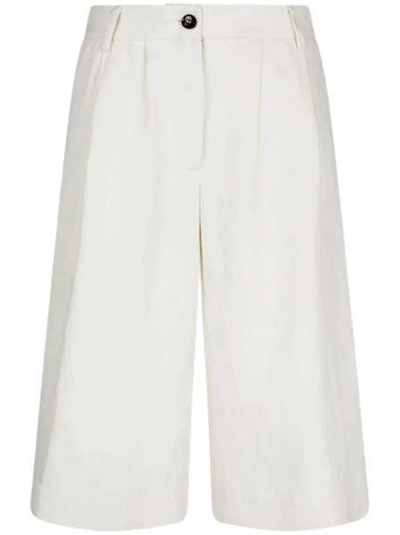  Ballantyne Silk-blend Shorts - White 