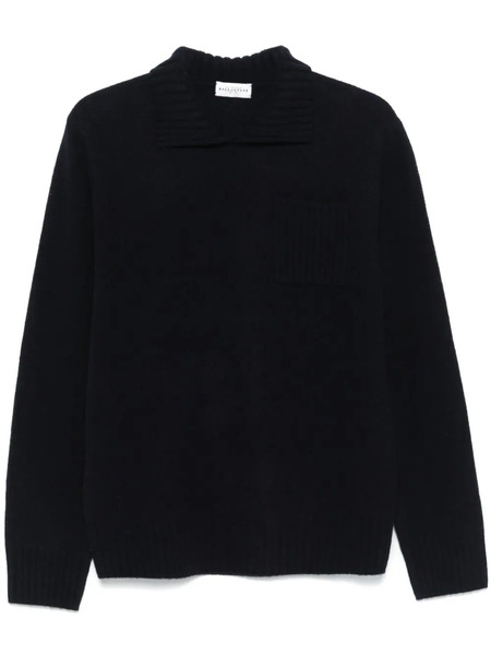  Ballantyne Spread-collar Sweater - Blue 