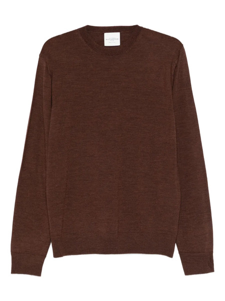  Ballantyne Wool Jumper - Brown 
